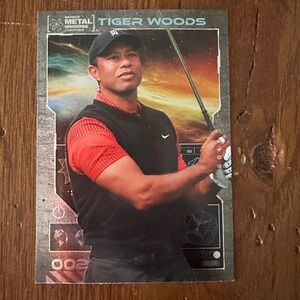Tiger Woods Metal Universe Golf Card
